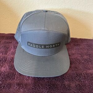 Paddle North baseball hat cap Snap back gray and black men’s or women’s